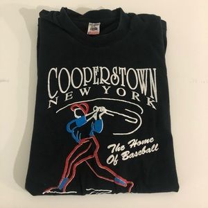 Vintage 90’s Cooperstown New York Baseball T-Shirt